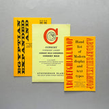 Stephenson Blake - Modern display and text types, Egyptian Expanded, Consort [Type Specimens]. Buy and sell the best graphic design books, journals, magazines and posters with The Print Arkive.