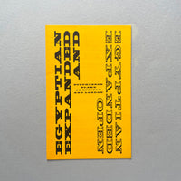 Stephenson Blake - Modern display and text types, Egyptian Expanded, Consort [Type Specimens]