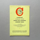 Stephenson Blake - Modern display and text types, Egyptian Expanded, Consort [Type Specimens]