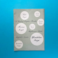 Stephenson Blake - A Book of Scripts & Rondes [Type Specimens]