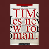 Better type from MONOTYPE - Classic Faces - Times New Roman [Type Specimen Broadside]. Buy and sell the best original vintage posters with The Print Arkive.