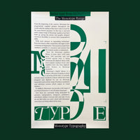 Better type from MONOTYPE - The Monotype Range [Type Specimen Broadside]. Buy and sell the best original vintage posters with The Print Arkive.