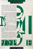 Better type from MONOTYPE, The Monotype Range [Type Specimen Broadside]