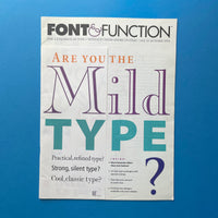 Font & Function: The Catalogue of Type 1 Typefaces From Adobe Systems [x2 Issues]