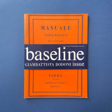 Baseline: International Typographics Journal, #13 1990 (Giambattista Bodoni issue)