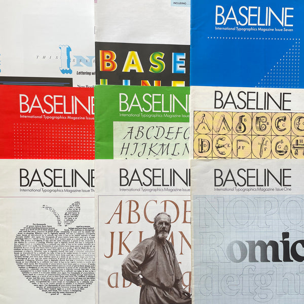 Baseline: International Typographics Magazine 1979–1987 [First x9 issues]