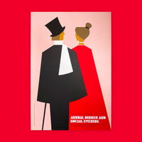 Annual Dinner and Social Evening [Poster] Tom Eckersley. Buy and sell the best original vintage posters with The Print Arkive.