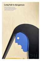 Long Hair is Dangerous [Poster] Tom Eckersley