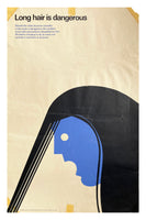 Long Hair is Dangerous [Poster] Tom Eckersley