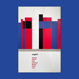 Urgent, please return that overdue library book now [Poster] Tom Eckersley. Buy and sell the best original vintage posters with The Print Arkive.