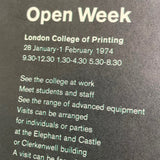 Open Week, London College of Printing [Poster] Tom Eckersley