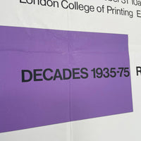 Tom Eckersley: 5 Decades 1935-75 Retrospective [Poster]e
