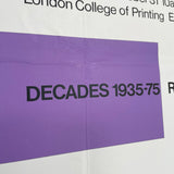 Tom Eckersley: 5 Decades 1935-75 Retrospective [Poster]e