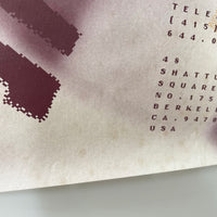 Emigre Non-Stop Design [Poster] Rudy VanderLans
