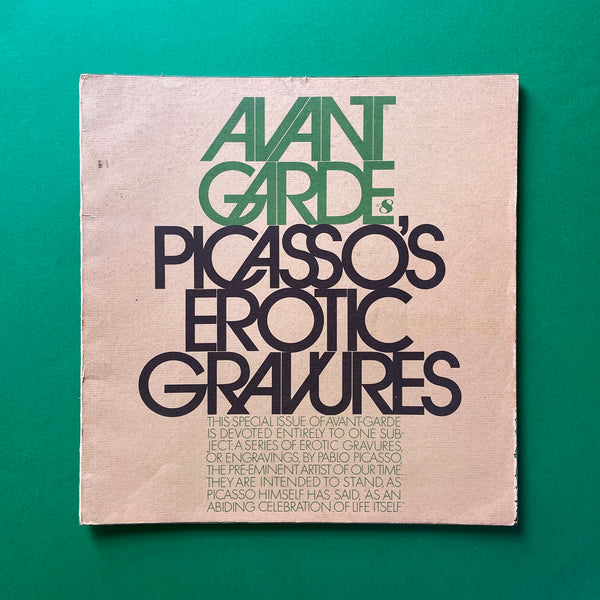 Avant Garde 8 - Picasso’s Erotic Gravures.  Buy and sell the best graphic design books, journals, magazines and posters with The Print Arkive.