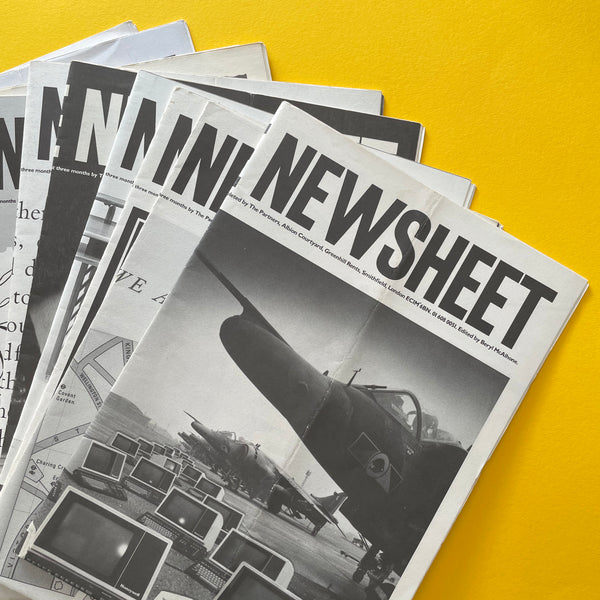 The Newsheet, The Partners (17 issues, 1986-1993). Buy and sell the best graphic design books, journals, magazines and posters with The Print Arkive.