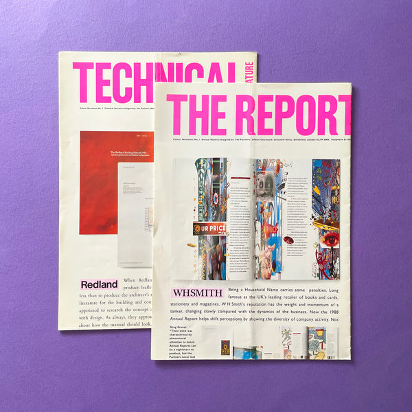 Colour Newsheet, The Partners (Issues 1 & 2, 1989). Buy and sell the best graphic design books, journals, magazines and posters with The Print Arkive.