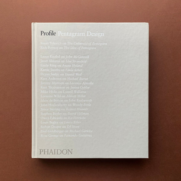 Profile: Pentagram Design. Buy and sell the best graphic design books, journals, magazines and posters with The Print Arkive.