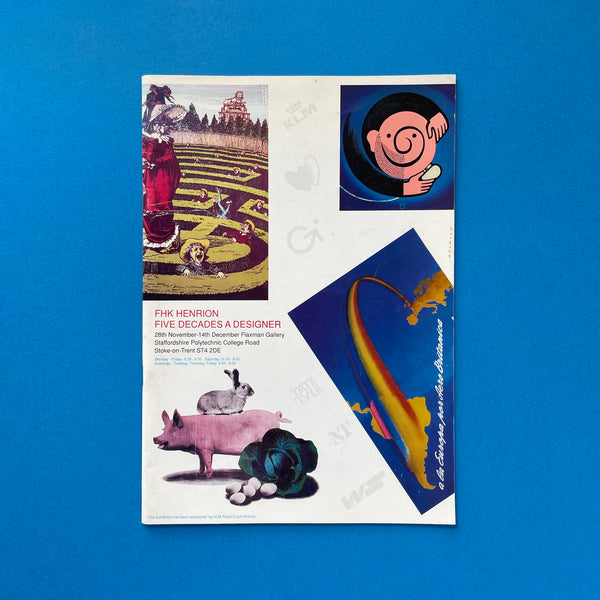 FHK Henrion: Five Decades a Designer. Buy and sell the best graphic design books, journals, magazines and posters with The Print Arkive.