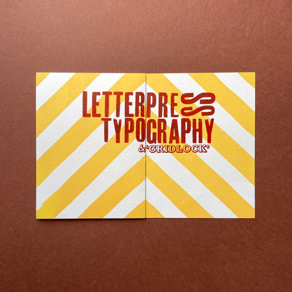 RCA Letterpress Typography & ‘Gridlock’, Exhibition Invite (Julie Kim & Salvatore Rubbino). Buy and sell the best graphic design books, journals, magazines and posters with The Print Arkive.