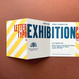 Letterpress Typography & ‘Gridlock’, RCA Exhibition Invite