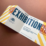 Letterpress Typography & ‘Gridlock’, RCA Exhibition Invite