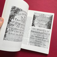 The English Lettering Tradition from 1700 to the Present Day