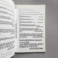 Printing Types [Type Specimens]