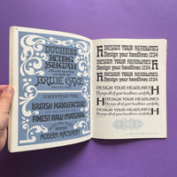 The Headliners Present in Process Lettering More Morgan: A New Collection of Oldstyle Faces