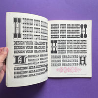 The Headliners Present in Process Lettering More Morgan: A New Collection of Oldstyle Faces