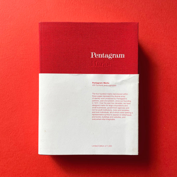 Pentagram Marks: 400 Symbols & Logotypes (Limited Edition) - book cover. Buy and sell the best symbol and logotype books, journals, magazines and posters with The Print Arkive.