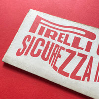Pirelli Cinturato Sicurezza In Curva (Fletcher/Forbes/Gill)