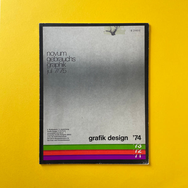 Novum Gebrauchsgraphik 7/75 - Journal for Visual Communication & Graphic Design. Buy and sell the best graphic design books, journals, magazines and posters with The Print Arkive.