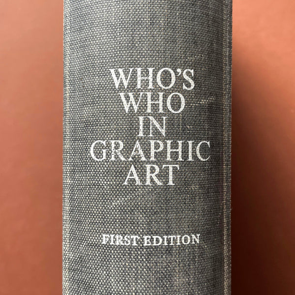 Who's Who in Graphic Art: An Illustrated Book of reference. Buy and sell the best graphic design books, journals, magazines and posters with The Print Arkive.