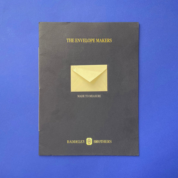 Baddeley Brothers: The Envelope Makers, Made to Measure. Buy and sell the best graphic design books, journals, magazines and posters with The Print Arkive.