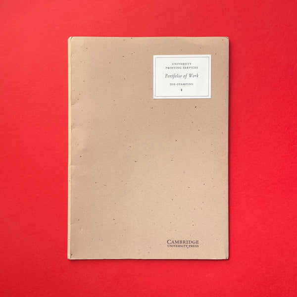 University Printing Services: Portfolio of Work, Die-Stamping. Buy and sell the best graphic design books, journals, magazines and posters with The Print Arkive.