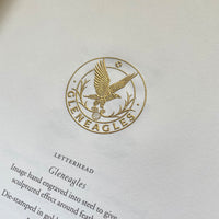 University Printing Services: Portfolio of Work, Die-Stamping