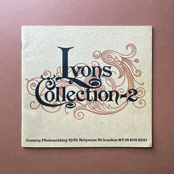 Lyons Collection 2, Conway Photosetting [Specimen Book]. Buy and sell the best graphic design books, journals, magazines and posters with The Print Arkive.