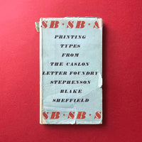 Specimens of Printing Types From Stephenson Blake The Caslon Letter Foundry Sheffield. Buy and sell the best graphic design books, journals, magazines and posters with The Print Arkive.