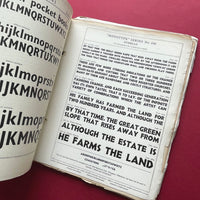 A Selection of the Specimen Sheets of Famous Monotype Book & Publicity Faces