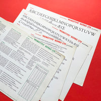 Monotype: Grotesque, Bembo, Times, Univers [Specimen Sheets]