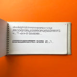 Typographical Workshop Company - Workbook, Type:;(-)!?’. [Specimen Binder]