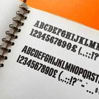 Typographical Workshop Company - Workbook, Type:;(-)!?’. [Specimen Binder]