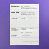 OCTAVO International Journal of Typography, 1986–90 [Near Complete plus Poster]