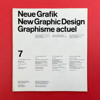 Neue Grafik / New Graphic Design / Graphisme actuel [First Ed. Near Complete]