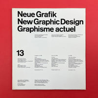 Neue Grafik / New Graphic Design / Graphisme actuel [First Ed. Near Complete]
