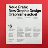 Neue Grafik / New Graphic Design / Graphisme actuel [First Ed. Near Complete]