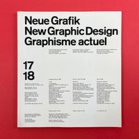 Neue Grafik / New Graphic Design / Graphisme actuel [First Ed. Near Complete]