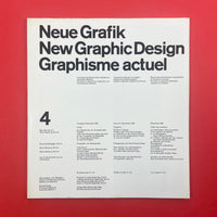 Neue Grafik / New Graphic Design / Graphisme actuel [First Ed. Near Complete]