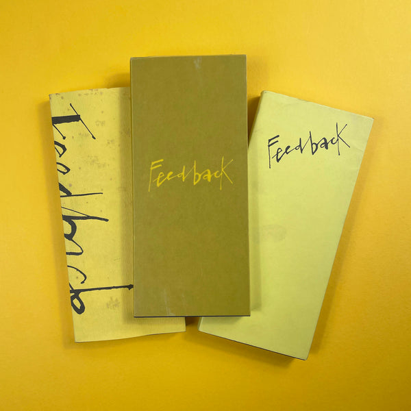 Feedback: Pentagram [x3 Volumes]. Buy and sell the best graphic design books, journals, magazines and posters with The Print Arkive.